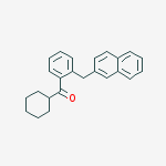 cyclohexyl[2-(naphthalen-2-ylmethyl)phenyl]methanone