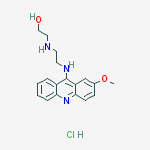 2-[2-[(2-methoxyacridin-9-yl)amino]ethylamino]ethanol;hydrochloride