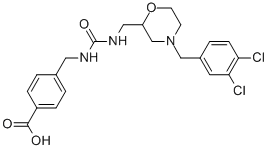 4-{3-[4-(3,4-Dichloro-benzyl)-morpholin-2-ylmethyl]-ureidomethyl}-benzamide