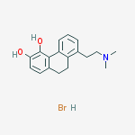 8-[2-(dimethylamino)ethyl]-9,10-dihydrophenanthrene-3,4-diol;hydrobromide
