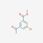 3-ACETYL-5-BROMO-BENZOIC ACID METHYL ESTER