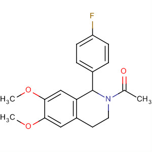 Isoquinoline,2-acetyl-1-(4-fluorophenyl)-1,2,3,4-tetrahydro-6,7-dimethoxy-