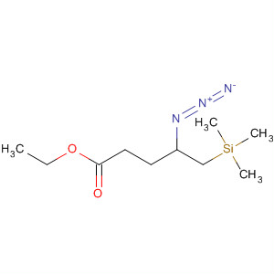 Pentanoic acid, 4-azido-5-(trimethylsilyl)-, ethyl ester