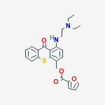 1-[[2-(Diethylamino)ethyl]amino]-4-(hydroxymethyl)-9H-thioxanthen-9-one=2-furancarboxylate