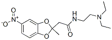 N-(2-Diethylaminoethyl)-2-methyl-5-nitro-1,3-benzodioxole-2-acetamide