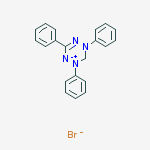 1,2,4,5-Tetrazinium, 5,6-dihydro-1,3,5-triphenyl-, bromide