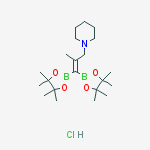 1-[2-methyl-3,3-bis(4,4,5,5-tetramethyl-1,3,2-dioxaborolan-2-yl)prop-2-en-1-yl]piperidine