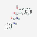 2-Naphthalenecarboxamide, 3-hydroxy-N-[(phenylamino)carbonyl]-