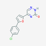 1,2,4-Triazin-3(2H)-one, 5-[5-(4-chlorophenyl)-2-furanyl]-