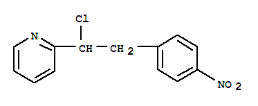 2-[1-chloro-2-(4-nitrophenyl)ethyl]pyridine