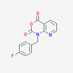 2H-Pyrido[2,3-d][1,3]oxazine-2,4(1H)-dione, 1-[(4-fluorophenyl)methyl]-