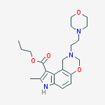 Propyl 8-methyl-2-(2-morpholin-4-ylethyl)-3,7-dihydro-1h-pyrrolo[3,2-f][1,3]benzoxazine-9-carboxylate