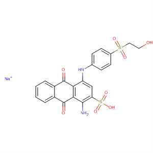 2-Anthracenesulfonic acid,1-amino-9,10-dihydro-4-[[4-[(2-hydroxyethyl)sulfonyl]phenyl]amino]-9,10-dioxo-, monosodium salt