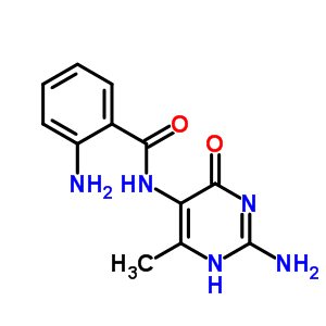 2-amino-N-(2-amino-6-methyl-4-oxo-1,4-dihydropyrimidin-5-yl)benzamide