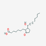 13-hydroxy-9-oxoprost-14-yn-1-oic acid