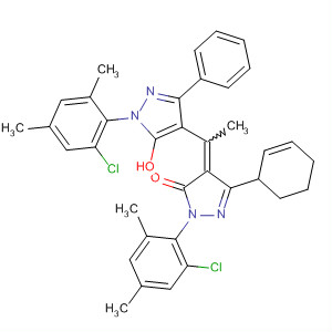 3H-Pyrazol-3-one,2-(2-chloro-4,6-dimethylphenyl)-4-[1-[1-(2-chloro-4,6-dimethylphenyl)-5-hydroxy-3-phenyl-1H-pyrazol-4-yl]ethylidene]-2,4-dihydro-5-phenyl-