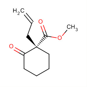 Cyclohexanecarboxylic acid, 2-oxo-1-(2-propenyl)-, methyl ester, (S)-