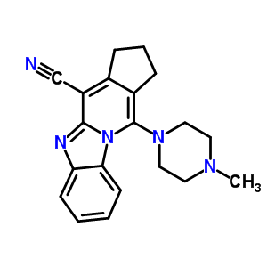 11-(4-methylpiperazin-1-yl)-2,3-dihydro-1H-cyclopenta[4,5]pyrido[1,2-a]benzimidazole-4-carbonitrile