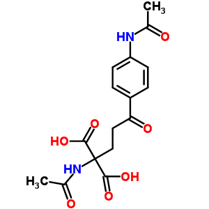 (acetylamino){3-[4-(acetylamino)phenyl]-3-oxopropyl}propanedioic acid