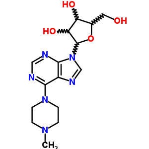 6-(4-methylpiperazin-1-yl)-9-pentofuranosyl-9H-purine