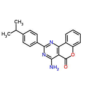 4-amino-2-(4-propan-2-ylphenyl)chromeno[4,3-d]pyrimidin-5-one