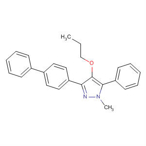 1H-Pyrazole, 3-[1,1'-biphenyl]-4-yl-1-methyl-5-phenyl-4-propoxy-