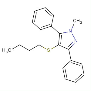 1H-Pyrazole, 4-(butylthio)-1-methyl-3,5-diphenyl-