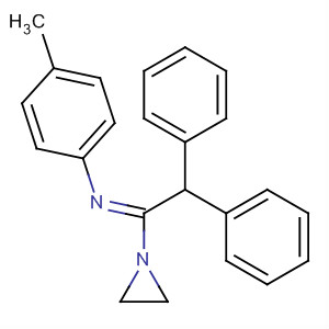 Aziridine, 1-[1-[(4-methylphenyl)imino]-2,2-diphenylethyl]-, (E)-