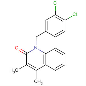 2(1H)-Quinolinone, 1-[(3,4-dichlorophenyl)methyl]-3,4-dimethyl-