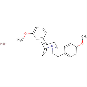 2-Azabicyclo[3.2.1]octane,5-(3-methoxyphenyl)-2-[2-(4-methoxyphenyl)ethyl]-, hydrobromide