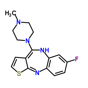 7-fluoro-4-(4-methylpiperazin-1-yl)-5H-thieno[2,3-b][1,5]benzodiazepine