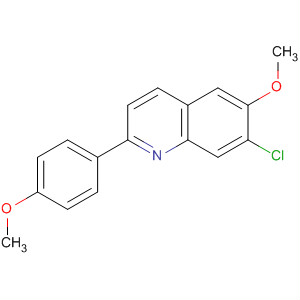 Quinoline, 7-chloro-6-methoxy-2-(4-methoxyphenyl)-