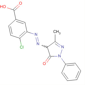 Benzoic acid,4-chloro-3-[(4,5-dihydro-3-methyl-5-oxo-1-phenyl-1H-pyrazol-4-yl)azo]-