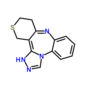 1,10,11,13-tetrahydrothiopyrano[3,4-c][1,2,4]triazolo[4,3-a][1,5]benzodiazepine