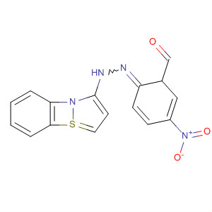 Benzaldehyde, 4-nitro-, 1,2-benzisothiazol-3-ylhydrazone