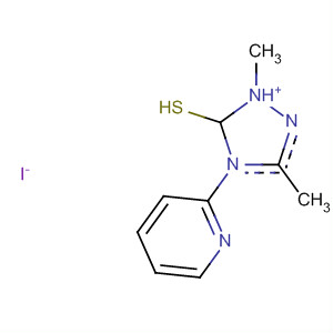 1H-1,2,4-Triazolium, 5-mercapto-1,3-dimethyl-4-(2-pyridinyl)-, iodide