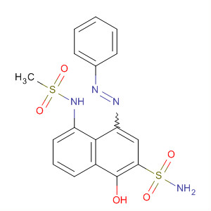 2-Naphthalenesulfonamide,1-hydroxy-5-[(methylsulfonyl)amino]-4-(phenylazo)-