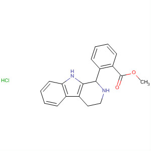 Benzoic acid, 2-(2,3,4,9-tetrahydro-1H-pyrido[3,4-b]indol-1-yl)-, methylester, hydrochloride