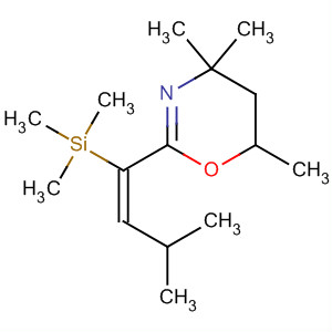 4H-1,3-Oxazine,5,6-dihydro-4,4,6-trimethyl-2-[3-methyl-1-(trimethylsilyl)-1-butenyl]-, (E)-