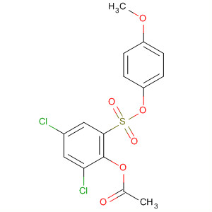 Benzenesulfonic acid, 2-(acetyloxy)-3,5-dichloro-, 4-methoxyphenylester