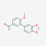 3-(benzo[d][1,3]dioxol-5-yl)-4-methoxybenzaldehyde