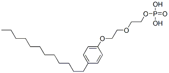 2-[2-(4-dodecylphenoxy)ethoxy]ethyl dihydrogen phosphate