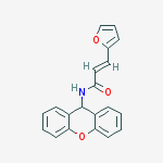 3-(furan-2-yl)-n-(9h-xanthen-9-yl)prop-2-enamide