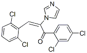 2-Propen-1-one,  1-(2,4-dichlorophenyl)-3-(2,6-dichlorophenyl)-2-(1H-imidazol-1-yl)-,  (E)-  (9CI)