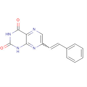 2,4(1H,3H)-Pteridinedione, 7-(2-phenylethenyl)-