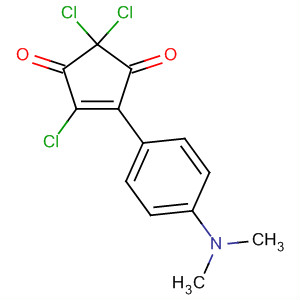 4-Cyclopentene-1,3-dione, 2,2,4-trichloro-5-[4-(dimethylamino)phenyl]-