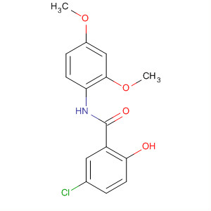 Benzamide, 5-chloro-N-(2,4-dimethoxyphenyl)-2-hydroxy-
