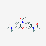 Acetamide, N,N'-(10-acetyl-10H-phenoxazine-3,7-diyl)bis-
