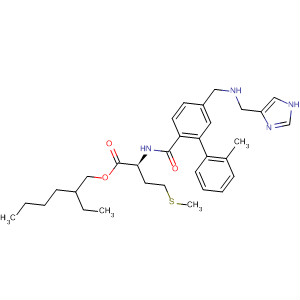 L-Methionine,N-[[5-[[(1H-imidazol-4-ylmethyl)amino]methyl]-2'-methyl[1,1'-biphenyl]-2-yl]carbonyl]-, 2-ethylhexyl ester