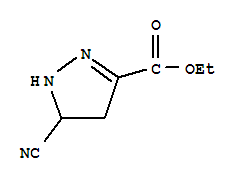ethyl 5-cyano-4,5-dihydro-1H-pyrazole-3-carboxylate